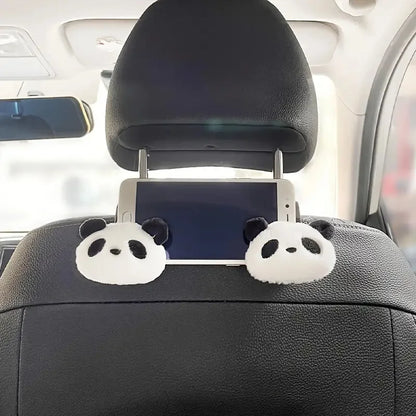 2 Car Hooks, Car Interior Seats, Rear Multifunctional Cute Cartoon Panda Storage Hooks