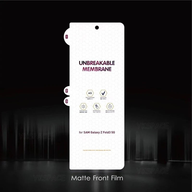 Front Back Soft Hydrogel Matte Film For Samsung Galaxy Z Fold 2 3 4 5 6 SE W21 W22 W23 W24 W25 Clear Frosted Screen Protector