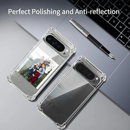 For Google Pixel 10 9 8 7 6 Pro XL 9a 8a 7a 6a Transparent Shockproof Silicone Clear Case Airbag Back Cover