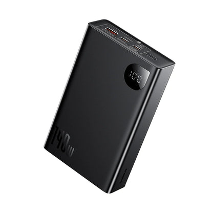 Baseus 140W Power Bank 24000mAh Fast Charging Portable Battery Charger 3 Output Ports for iPhone 16 Pro Max Notebook Tablet