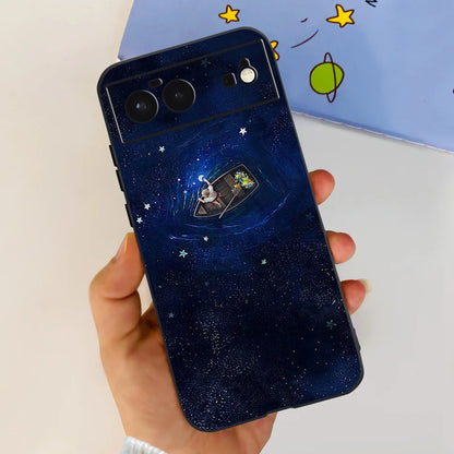 For Cover Google Pixel 6 Case Cute Cat Cartoon Bumper Back Shockproof Soft TPU Case For Google Pixel 6A 6PRO Pixel 6 Phone Cases