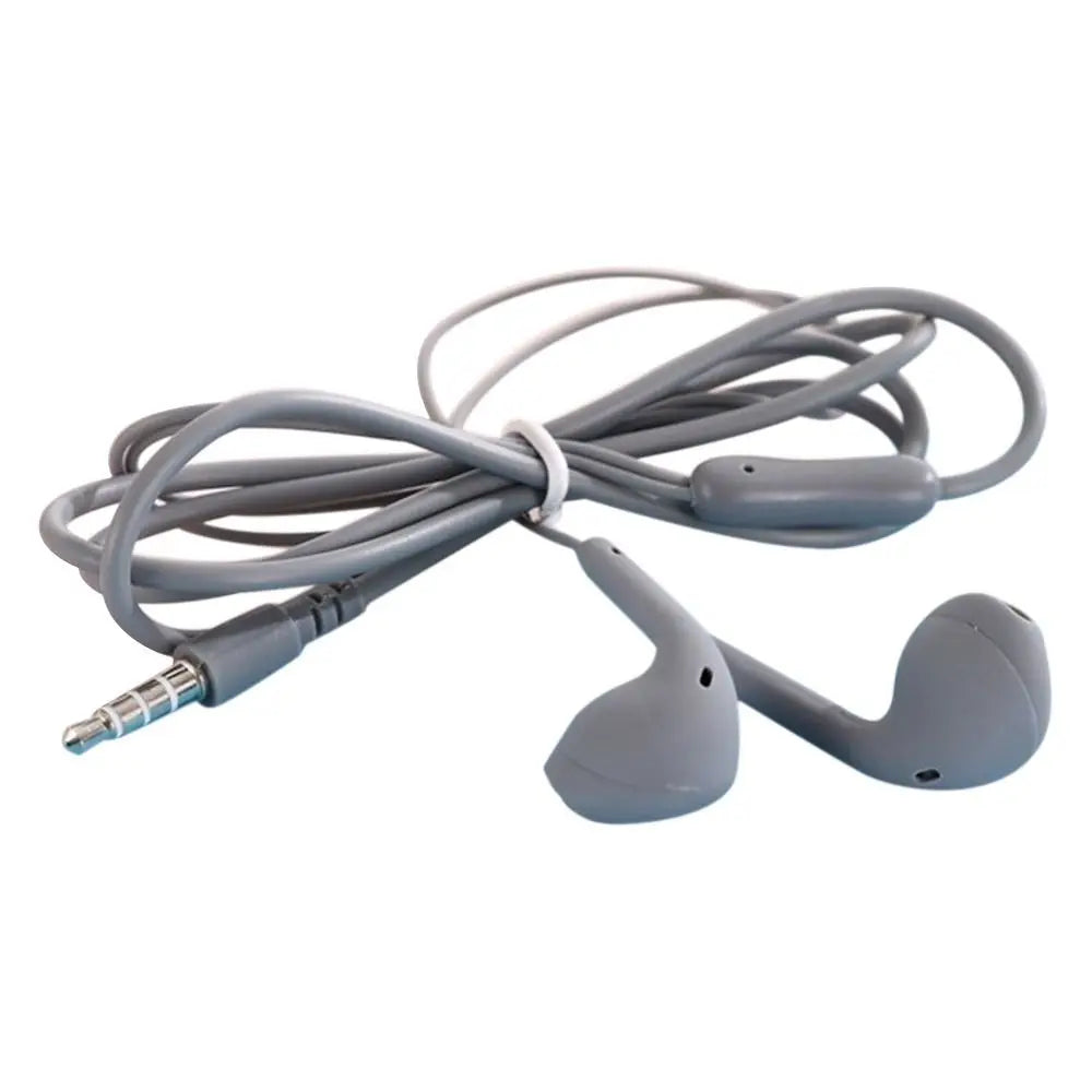 New Universal 3.5mm Stereo In-Ear Headphones Sport Music Earbud Wired Headset Earphones with Mic for Xiaomi Huawei Samsung