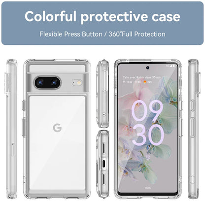 For Google Pixel 7 Case Cover Google Pixel 7 Capa Shockproof Bumper Clear Transparent Multicolour Fundas Google Pixel 7 8 Pro 7A