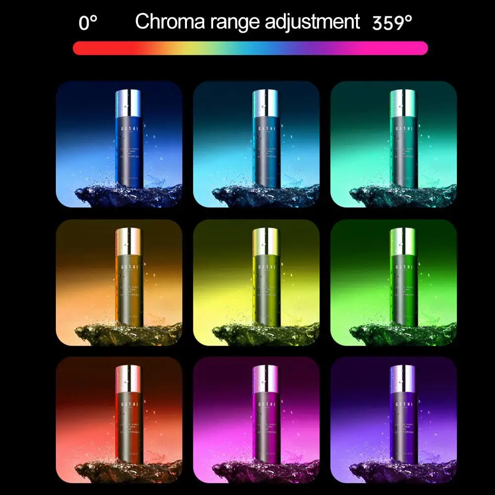 RGB Clip-On Selfie Ring Light with 3 Color Temperatures, Portable Makeup Lighting for Live Streaming, Photography, Video Calls