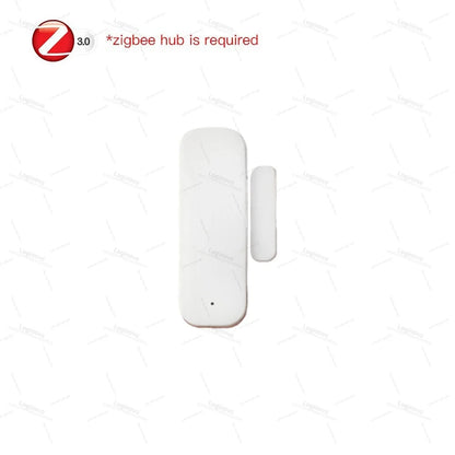 Tuya Zigbee Door Sensor Window Contact Sensor Smart Home Open Closed Detector Alarm Security Protection For Smart Life Z2M