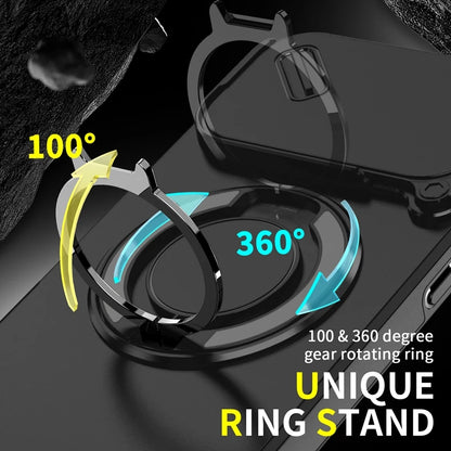 Armor Shockproof Magnetic Ring Stand Holder Case For iphone 17 Pro Max Camera Protection Cover For iphone17 Air