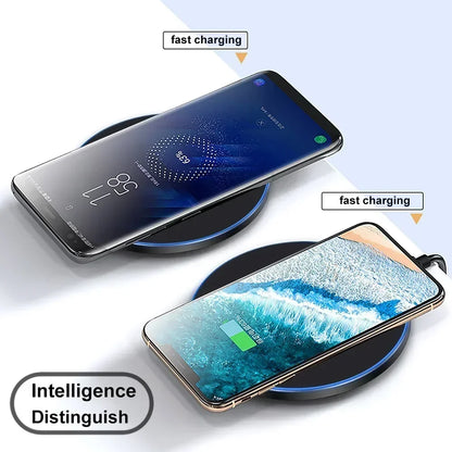New Wireless Charger For iPhone 16 15 14 13 Pro Max Induction Fast Charging Pad Dock Station For Samsung S23 S22 Xiaomi Huawei