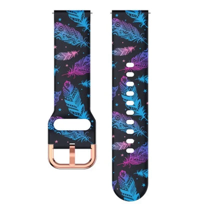 18mm 20MM 22mm band For Redmi Watch 5 lite/ Xiaomi Mi Watch 5 Active Wristband Printed Silicone Bracelet Sport strap Accessories