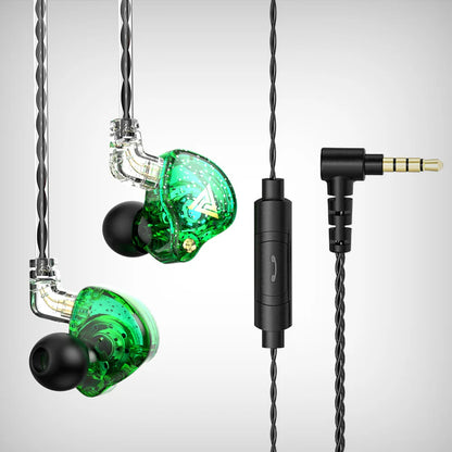Original QKZ AK6 PRO Wired Earphone HIFI Stereo Headset With MIC HD Call 3.5mm AUX In-Ear Music Game Sports Headphones