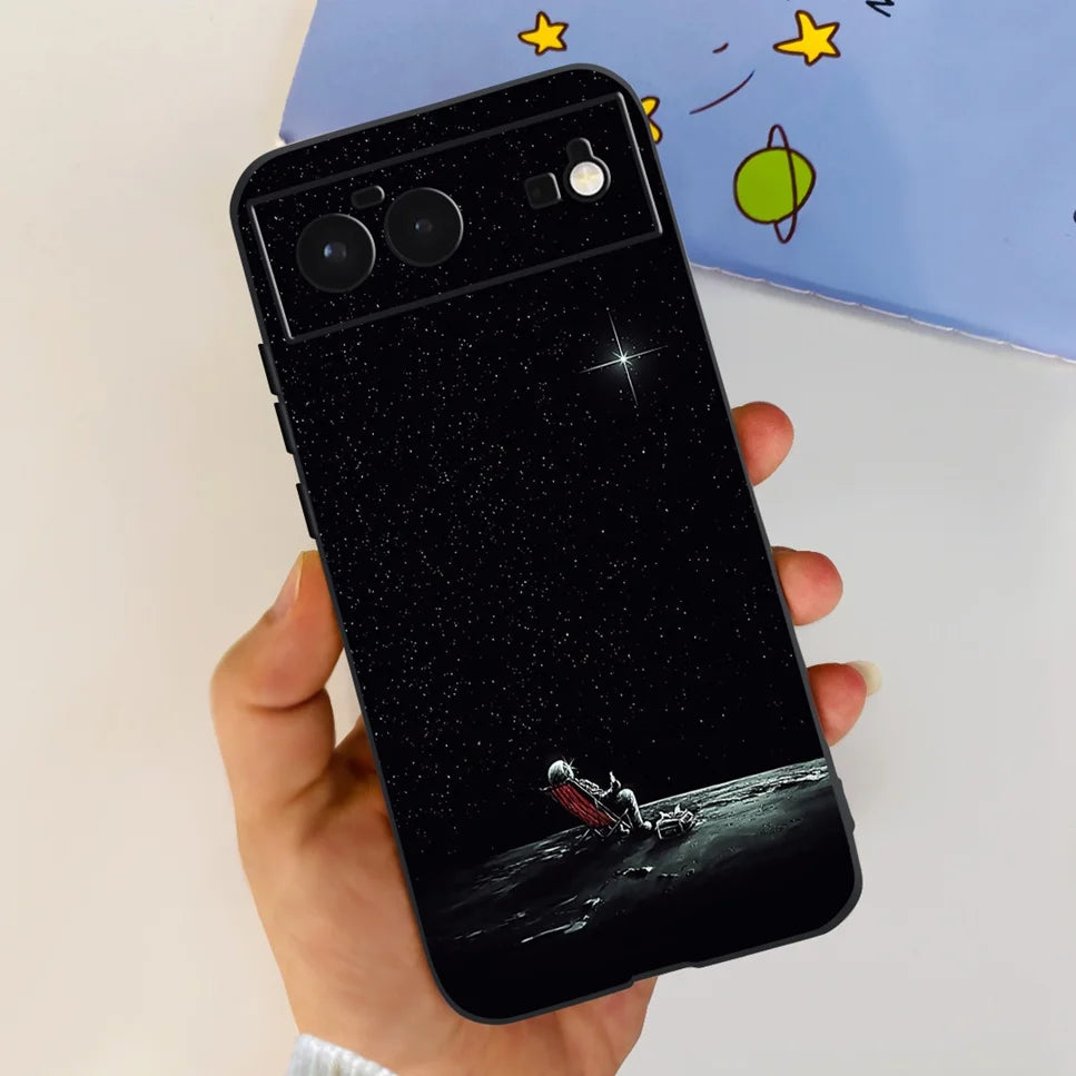 For Cover Google Pixel 6 Case Cute Cat Cartoon Bumper Back Shockproof Soft TPU Case For Google Pixel 6A 6PRO Pixel 6 Phone Cases