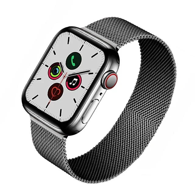 Milanese Loop for apple watch band 44mm 45mm 40mm 41mm 46-42mm pride bracelet iwatch series 9 8 7 6 SE 5 4 10 ultra 2 49mm strap