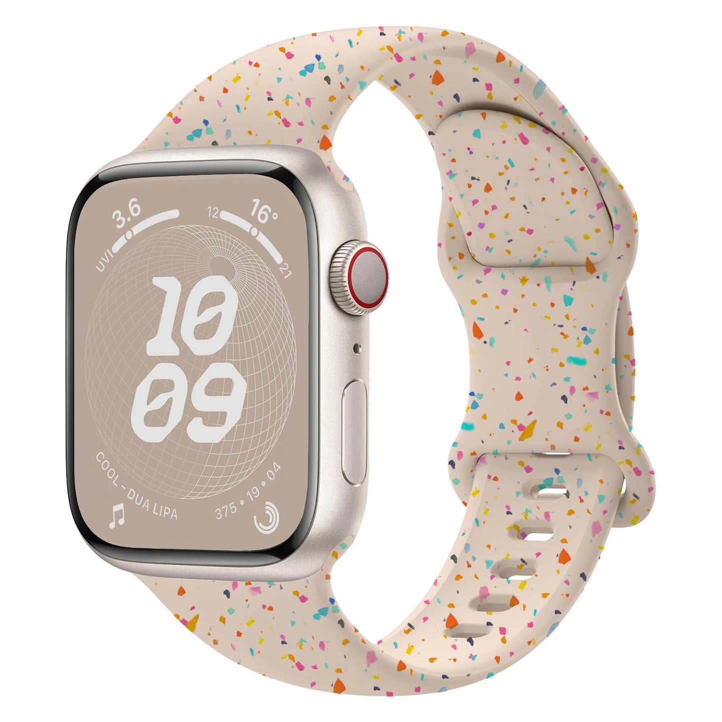 Soft Sport Silicone Loop Band for Apple Watch Series 3 to Ultra – Compatible with 38mm to 49mm Sizes, Adjustable Comfortable Bracelet Strap for iWatch Series 9, 8, 7, 6, 5, SE, Ultra 2