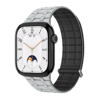 Magnetic Strap for Apple Watch Ultra 2 49mm Sport Silicone Loop Band for Iwatch Series 10 9 8 7 6 5 4 Se 46mm 45mm 44mm Correa