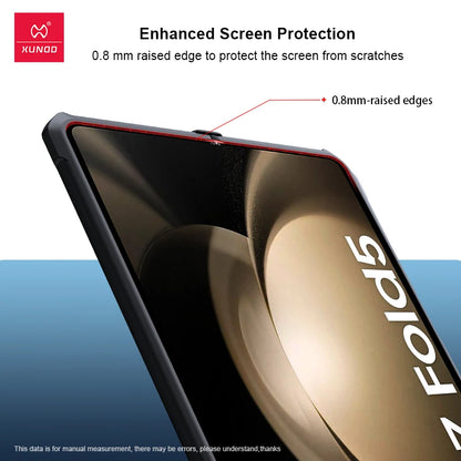 Xundd For Samsung Galaxy Z Fold 3 4 5 6 Fold 7 Foldable Case Airbag Anti-drop Camera Protect Acrylic&TPU Cover