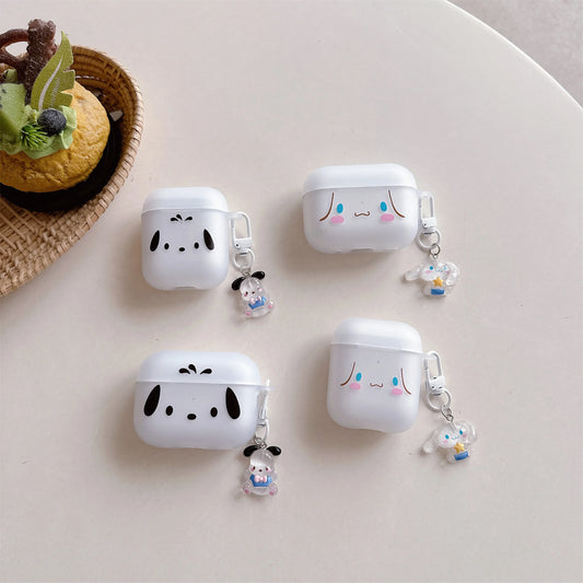 For Airpods 1 2 3 Pro Pro 2 Cinnamoroll Pochacco Matte TPU Earphone Case Accessories Cover