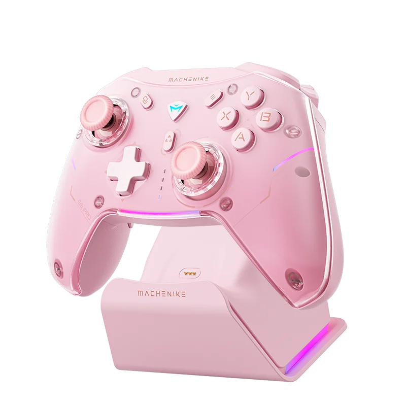 MACHENIKE G5 Pro Max Gaming Controller With Charging Dock RGB Wireless Gamepad Hall Effect Joystick Trigger For Switch PC Phone