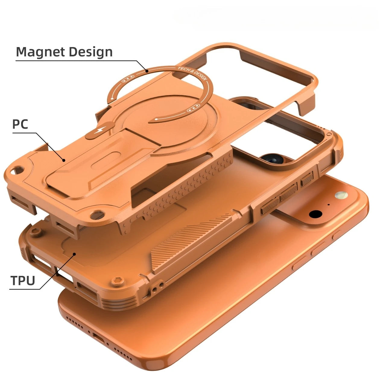 Military Protective Hard Armor Strong Case for Iphone 17 Air 16 15 Pro Max Iphone17 14 13 12 Pro Iphone16 Iphone15