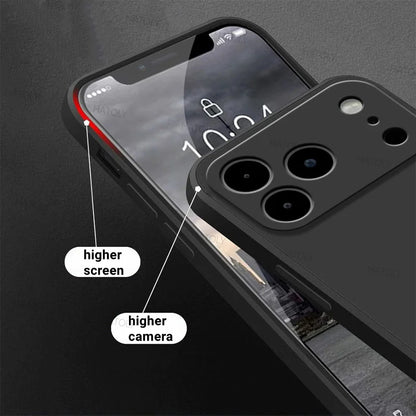 For iPhone 17 Pro Case Apple iPhone 17 Air 17 Pro Max Cover Funda Shockproof Luxury TPU Liquid Silicone Protective Cover Cases