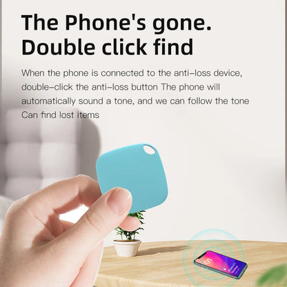 Mini Bluetooth 5.0 Tracker AntiLost Device Round Pet Kids Bag Wallet Tracking Smart Finder Locator - covers4phones