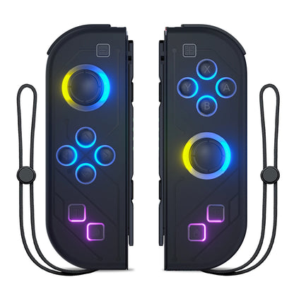 Gamepad For Nintendo Switch/OLED/Lite - RGB LED (L/R) Joypad , Turbo Dual Vibration Wireless Controller For NS Joycon