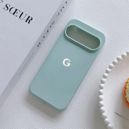 Color Skin Feel Liquid Silicone Phone Case For Official Google Pixel 10 9Pro XL 9 8 7 6 A for Magsafe Wireless Charge Soft Cover