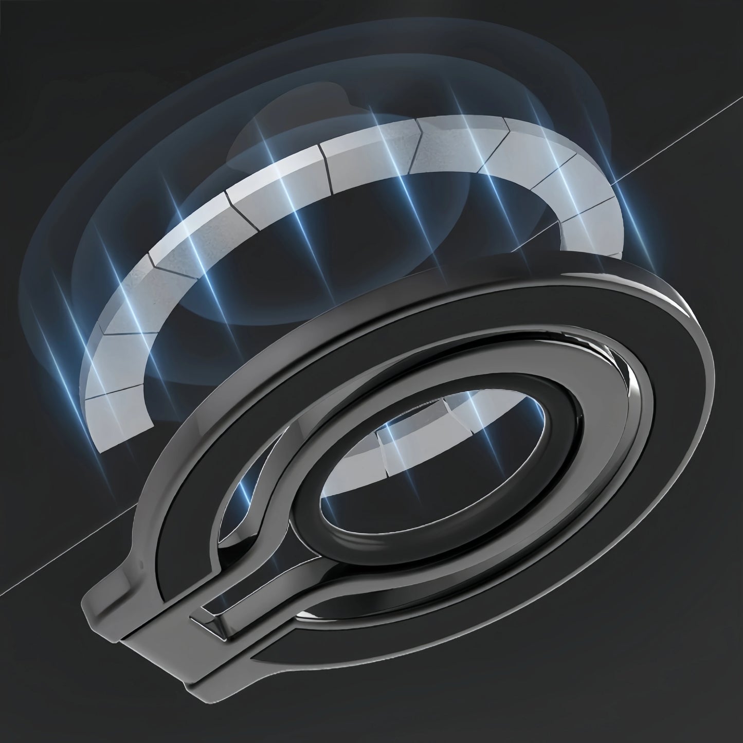 Magnetic Ring Buckle Phone Holder 360-Degree Rotating Desktop Fixed Strong Magnetic Adsorption Portable And Universa