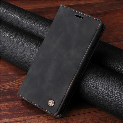 Leather Flip Case For iPhone 16 Pro 15 14 Plus 13 Pro 11 12 Pro MAX X XS XR 6 6S 7 8 Plus Holder Wallet Stand Phone Bags Cover