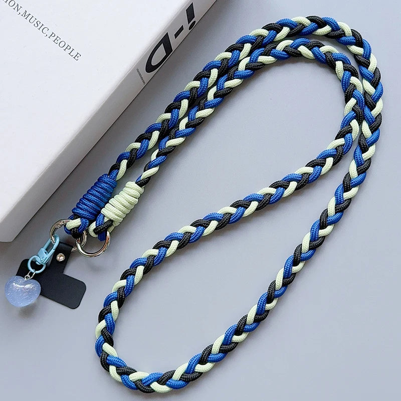 Creative Cartoon Mobile Phone Universal Lanyard Crossbody Long Rope Lanyard Rope Cartoon Decorative Pendant Accessories