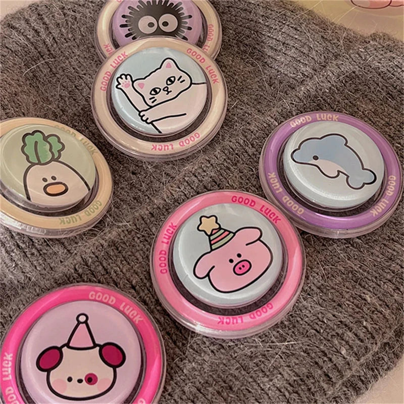 Korea Cute 3D Cartoon Animal Magnetic Stand Holder Funny Phone Grip Tok For iPhone Detachable Bracket for Magsafe Phone Support
