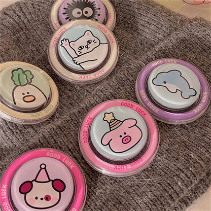 Korea Cute 3D Cartoon Animal Magnetic Stand Holder Funny Phone Grip Tok For iPhone Detachable Bracket for Magsafe Phone Support