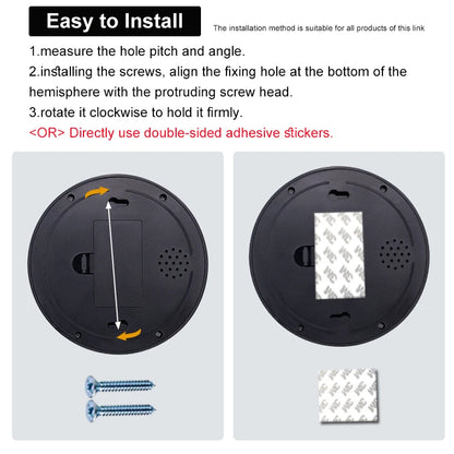 1PC Dummy Fake Camera with LED Red Light, Battery Operated, No Wiring Required, Indoor Outdoor Fake Dome Security Camera