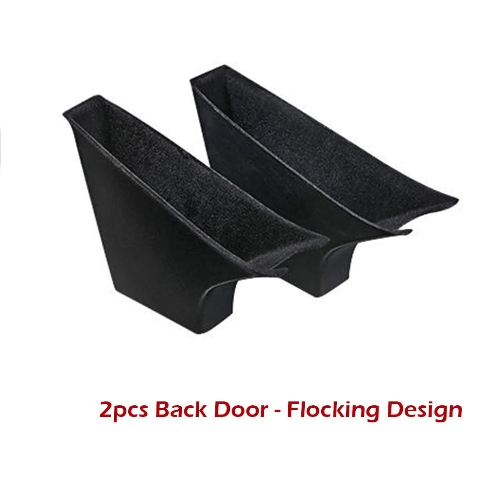 Door Side Storage Box for Tesla Model 3 2017-2023/ Model Y 2020-2024 Armrest Phone Container Door Organizer Handle Pocket Tray