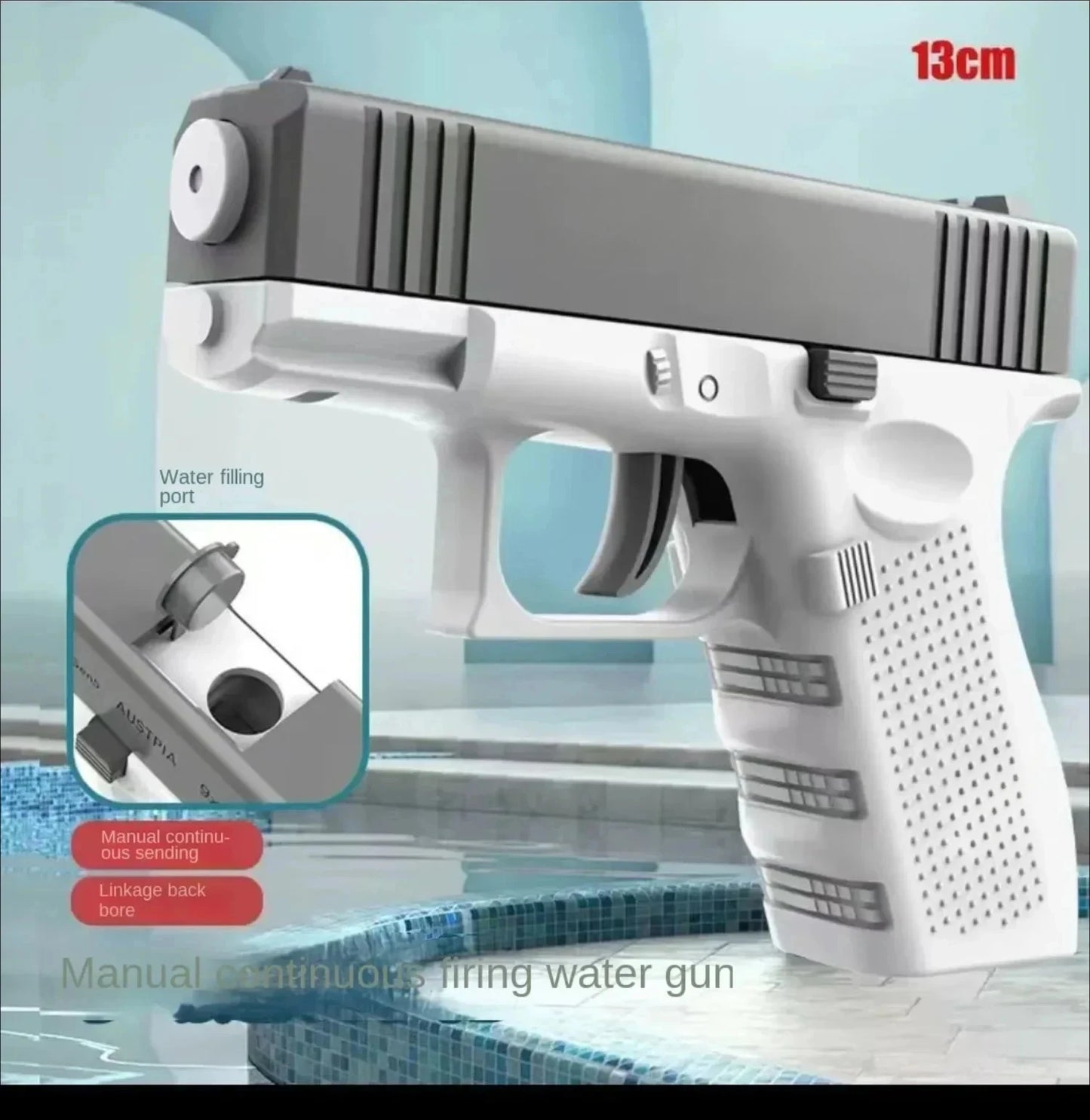 Children Water Guns Toy Gun Pistol Toy Squirt Guns Blaster for Shooting Games Outdoor Toys Water Blaster Pistol for Boys Grils