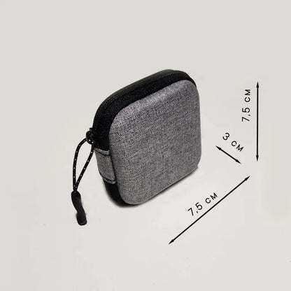 Hard Portable Shockproof Headphone Earphone Accessories Case Memory Card USB Cable Headset Storage Bag
