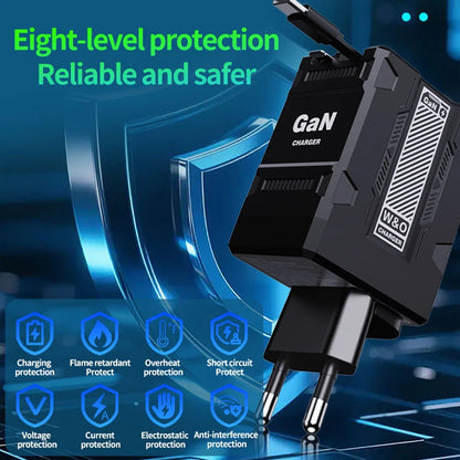 Xiaomi GAN 20W Ultra Fast Charger Type C Lighting PD 3.0 Mobile Phone Charging US/EU/UK Plug For iPhone Samsung Huawei Xiaomi