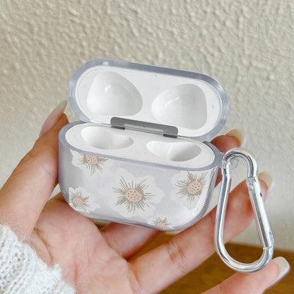 Cute Cherry Bow Pattern Earphone Case For AirPods 1/2/3/4 Transparent Protective Case For Airpods Pro3/Pro2/Pro Headphone Cover