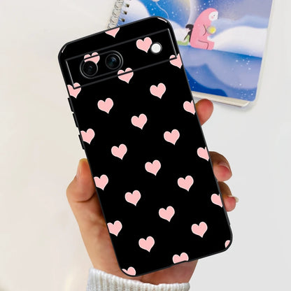 For Google Pixel 8A Case Stylish Painted Cover Soft TPU Shockproof Phone Case For Google Pixel 8 Pro Pixel8A Fundas Coque Bumper