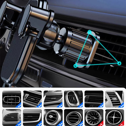 Universal Car Phone Holder with Ventilation Hook for 360 Degree Rotation Installation Anti Shake Supports All Phone Xiaomi