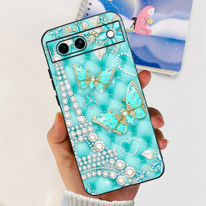 For Google Pixel 8A Case Stylish Painted Cover Soft TPU Shockproof Phone Case For Google Pixel 8 Pro Pixel8A Fundas Coque Bumper