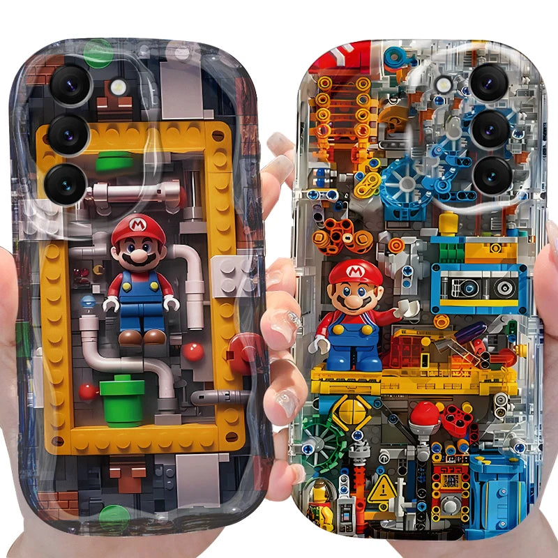 Cartoon Mushroom Case for Samsung Galaxy S25 S24 S23 S22 S21 Ultra Plus S20 FE A73 A72 A71 A56 A55 A54 5G A52 A52S A51 4G Cover