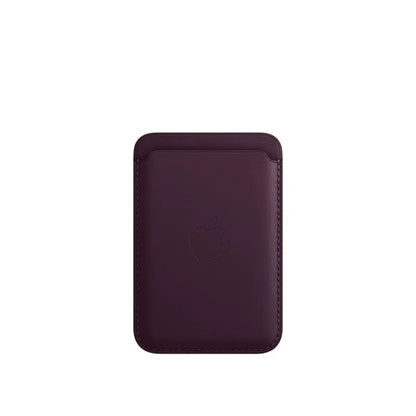 Luxury Original Apple Magsafe Leather wallet Case For iPhone 13 12 14 15 16 Pro Max S24 Card Holder Phone Bag Cover Accessories