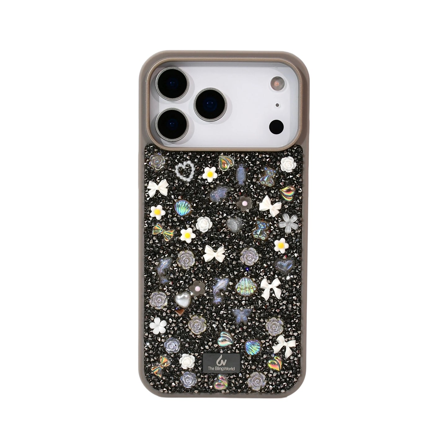 For IPhone 17 Pro Max/IPhone Air/17 Pro/17 Crystal Phone Case 3D Trinket Diamond Rhinestone Inlaid Fashion Glitter Back Cover