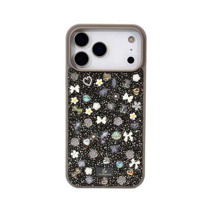 For IPhone 17 Pro Max/IPhone Air/17 Pro/17 Crystal Phone Case 3D Trinket Diamond Rhinestone Inlaid Fashion Glitter Back Cover