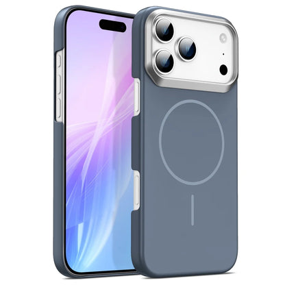 Luxury Razor Lens Matte Magnetic Case For iPhone 17 Air 16 15 14 Plus 13 12 11 Pro Max 16e 16Pro Shockproof Armor Phone Cover
