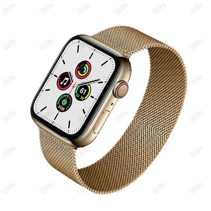 Milanese Loop for apple watch band 44mm 45mm 40mm 41mm 46-42mm pride bracelet iwatch series 9 8 7 6 SE 5 4 10 ultra 2 49mm strap