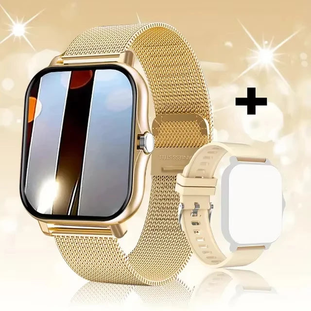 KESHUYOU 2025 New Smart Watch Bluetooth Call Message Alert Music Player Heart Rate Monitor Pedometer Smart Watch for Android IOS