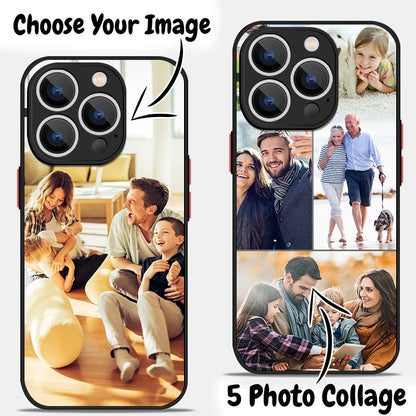 Personalized DIY Customized Name Photo Phone Case For iPhone 16 15 Pro Max 14 13 12 11 Pro Max X XR 7 8 Shockproof Acrylic Cover - covers4phones