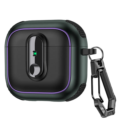 Armor Lock Earphone Cover For AirPods 4 Pro2 3 2 1 Case TPU PC Shockproof Headphone Coque For AirPods Pro 2 2nd 4th Gen Cases