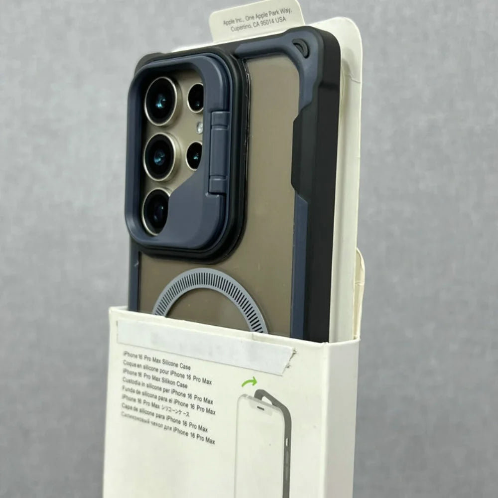 Shockproof Armor Military For Magsafe Case for Samsung Galaxy S25 S24 Ultra Plus S25Edge Wireless Charging Hard Defender Cover