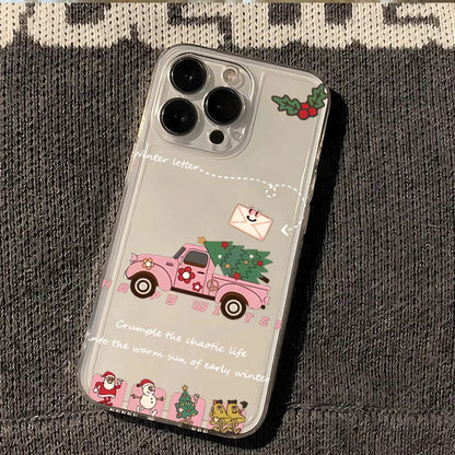 The Beautiful Snow Winter Phone Case For Samsung Galaxy A16 A55 A35 A15 A53 A14 A54 S22 S23 S24 S25Ultra FE Christmas Tree Cover